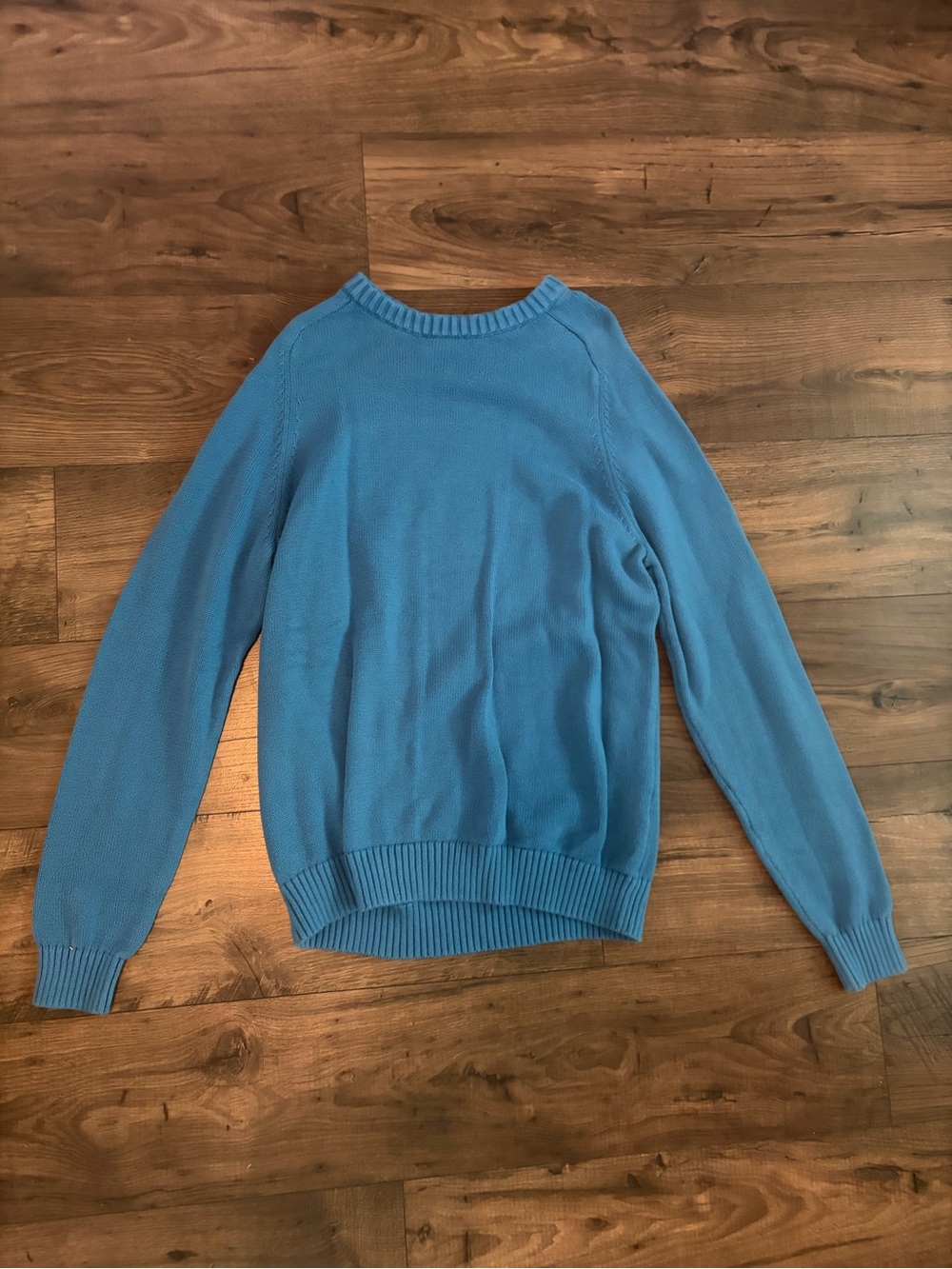 Lands' End Sky Blue Men's Crewneck Sweater